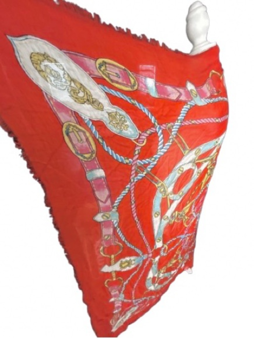 J. MCLAUGHLIN Scarf Modal Silk Blend Designer Wrap Shawl Nautical